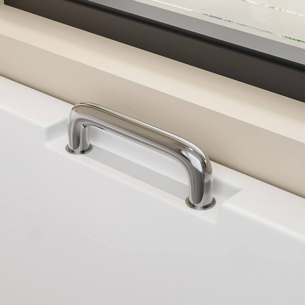 SENIORENBADEWANNE liegend mit Whirlpoolfunktion VITAL M - 153 x 76 cm Rechts - Weiß, Kunststoff (153/64/76cm) - Home Deluxe