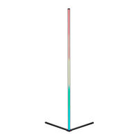 STEHLAMPE LEVEL - Schwarz - 0/0/141 cm - Schwarz, Kunststoff (43/43/141cm) - Trio Leuchten