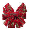 SCHLEIFE Santa Lila Dunkelrot 32x32x130 cm Kunststoff - Dunkelrot, Kunststoff (32/130/32cm) - Mondex