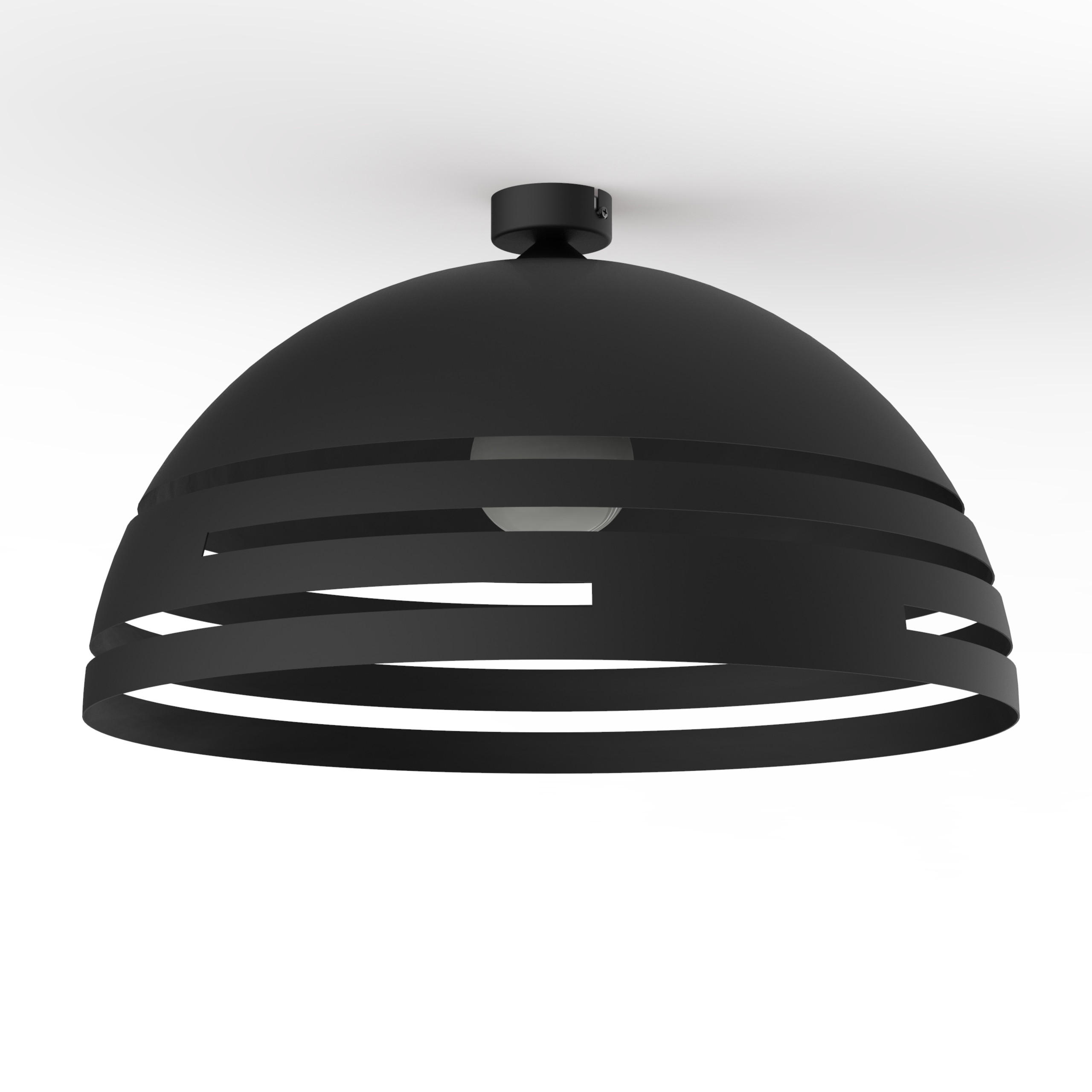 DECKENLEUCHTE - Schwarz, Metall (60/60/30cm) - Lumicom