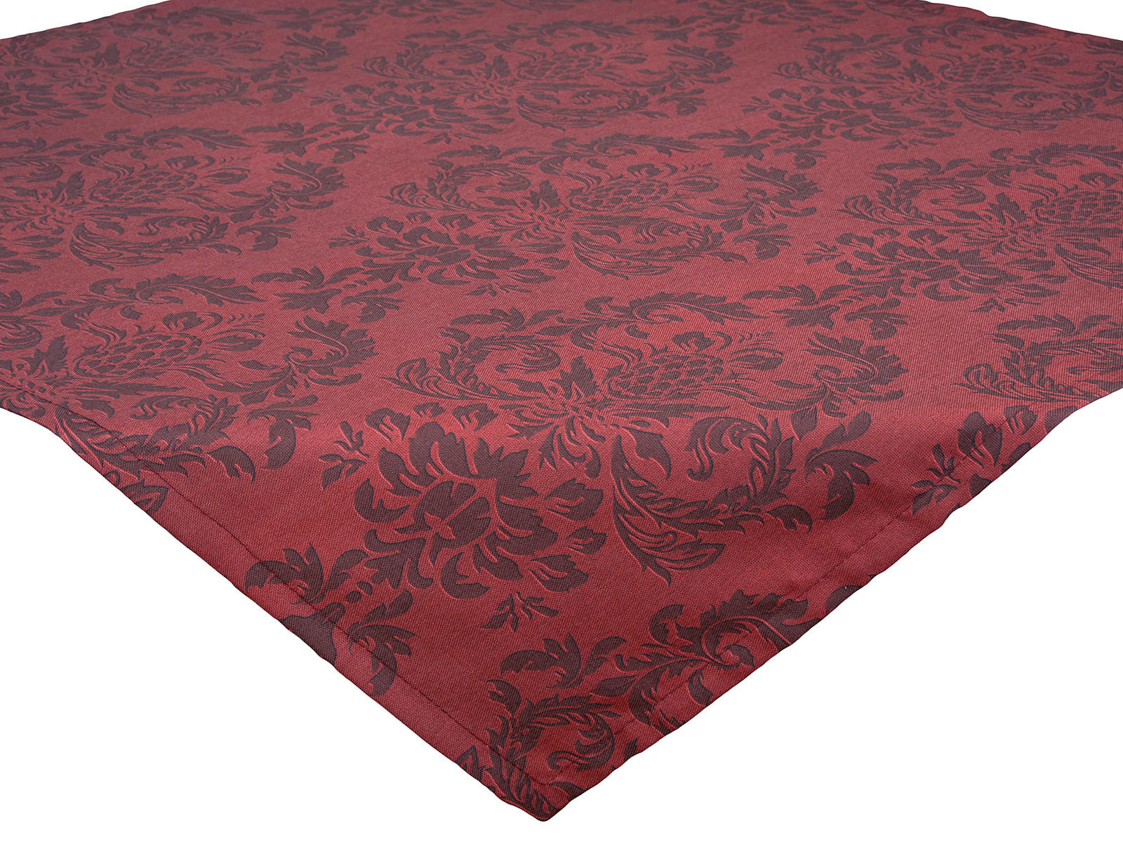 MITTELDECKE Epoche karmin-rot 80/80 cm - Dunkelrot, Textil (80/80cm) - beties Heimtextil