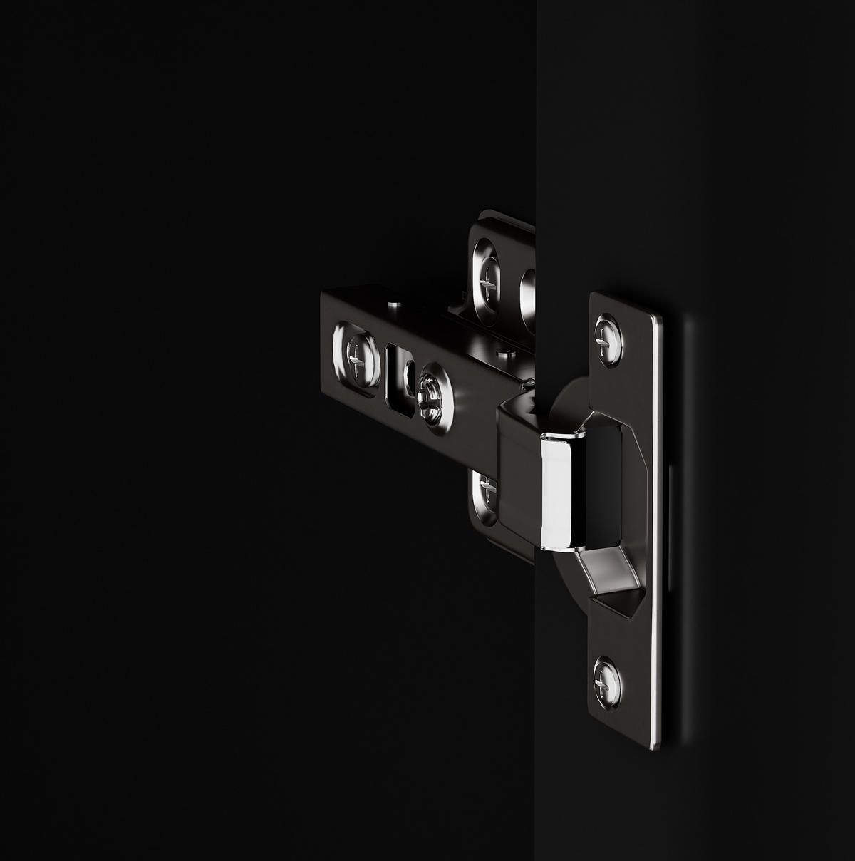 SCHUHSCHRANK 95/107/24 cm Schwarz aus Spanplatte mit verstellbaren Regalböden - Schwarz, Holzwerkstoff (95/107/24cm) - OKMYHOME