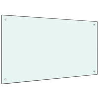 KÜCHENRÜCKWAND Glas 100x60 cm Weiß Wand-Spritzschutz - Weiß, Glas (100/60/0.6cm) - DELUKE