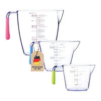 MESSBECHER (3-tlg. Set) in verschiedenen Größen - Multicolor, Kunststoff (0.4L) - Intirilife