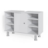 WASCHBECKENUNTERSCHRANK Fynn Weiß 80 x 54 cm - Weiß, Holzwerkstoff (80/54/32cm) - Vicco