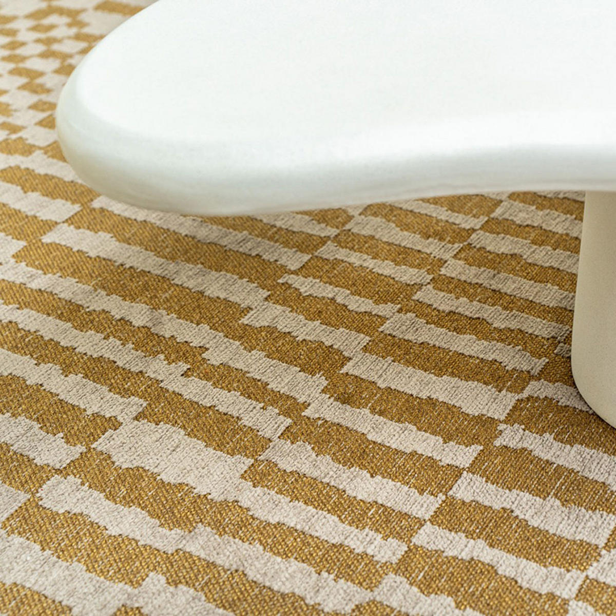 TEPPICH Erg Structures Berber 200/280 cm - Gelb, Textil (200/280cm) - Louis De Poortere