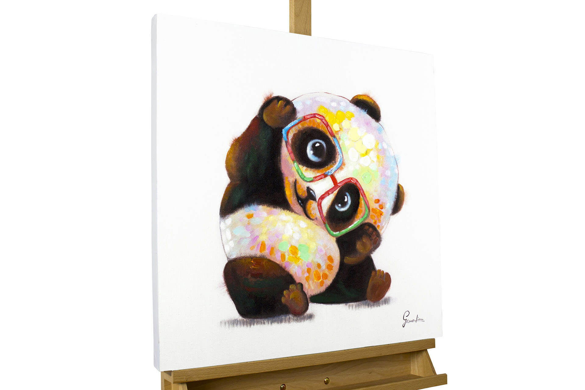 KUNSTLOFT RUČNĚ MALOVANÝ AKRYLOVÝ OBRAZ, 60/60 CM