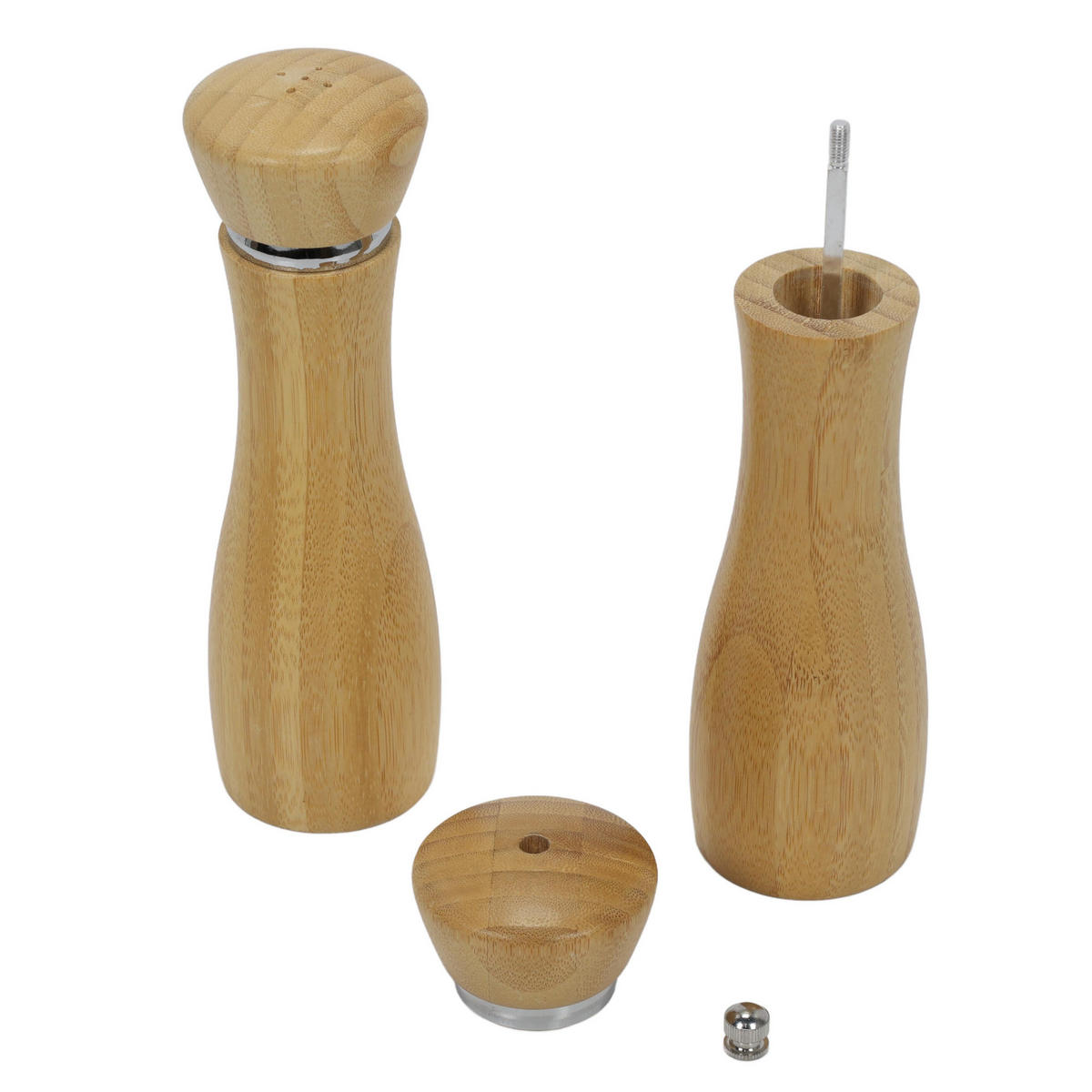 PFEFFERMÜHLE 2er Set Fsc 6/6/21,5 cm - Braun, Naturmaterialen (6/21.5/6cm) - Kesper