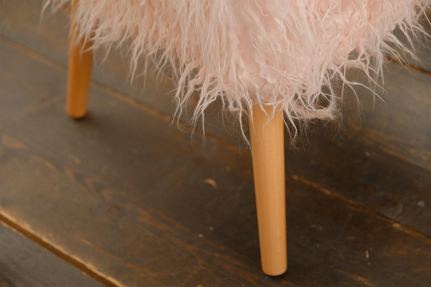 FELLHOCKER FYNN Pink - Pink/Rosa, Fell (42/45/42cm) - KAWOLA