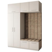 GARDEROBENSCHRANK REMA 180/240/60 cm Modern Garderobe-Set Kaschmir - Kaschmir/Beige, Holzwerkstoff (180/240/60cm) - MASSENO