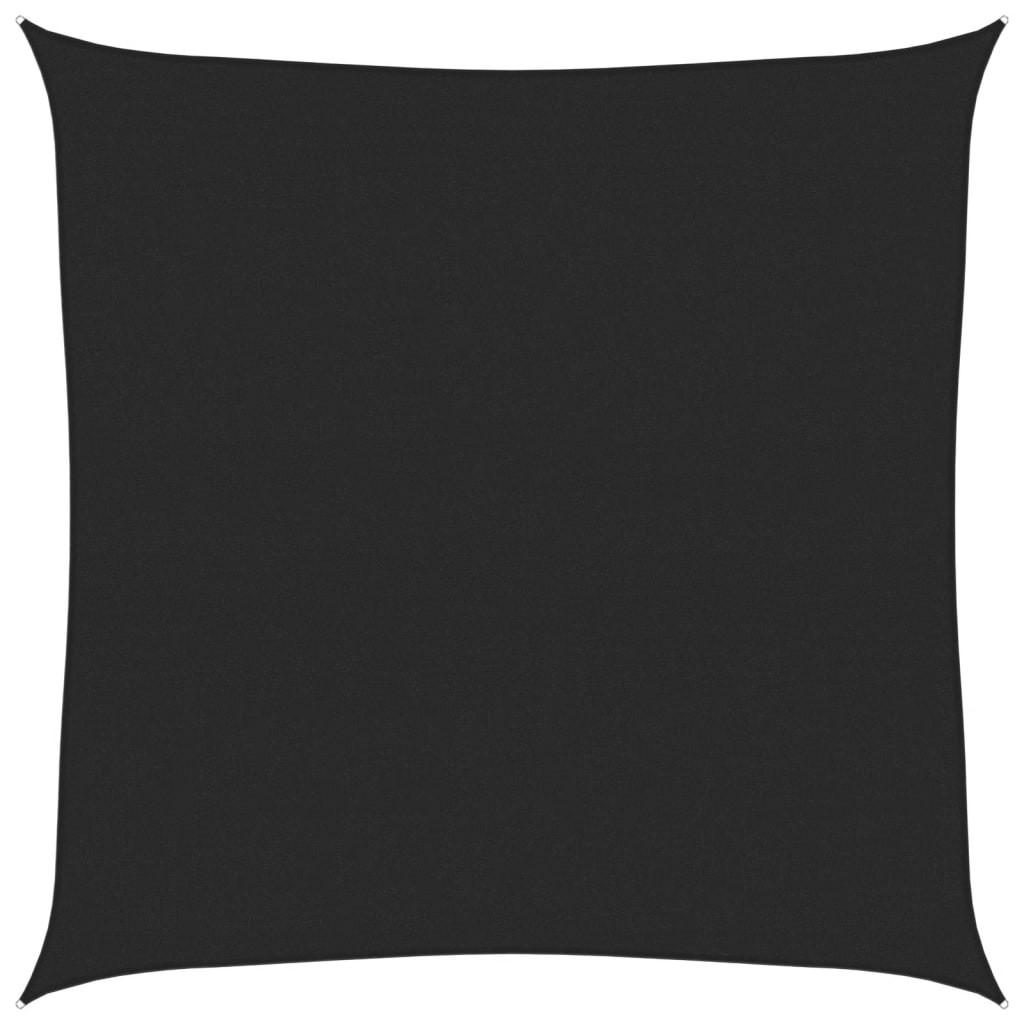 SONNENSEGEL 160 g/m² Schwarz 7x7 m HDPE - Schwarz, Textil (700/700cm) - furnicato