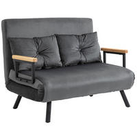 SCHLAFSESSEL 102/73/81 cm in Dunkelgrau mit Schlaffunktion und verstellbarer Rückenlehne - Dunkelgrau, Metall (102/81/73cm) - Flora Grace