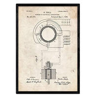 POSTER Elektrisches Verteilungssystem Patent A3 Rahmenlos - Klar, Papier (29.7/5/42cm) - Nacnic