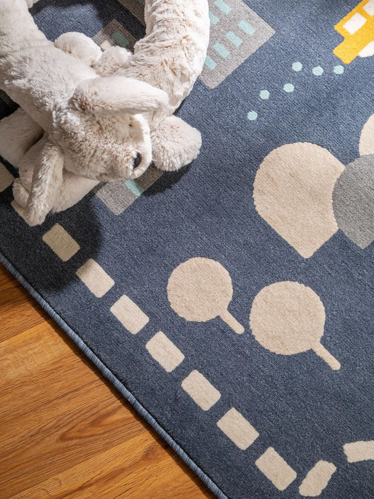 KINDERTEPPICH Juno Blau 120x170 cm - Blau, Kunststoff (120/1cm) - KUNSTLOFT