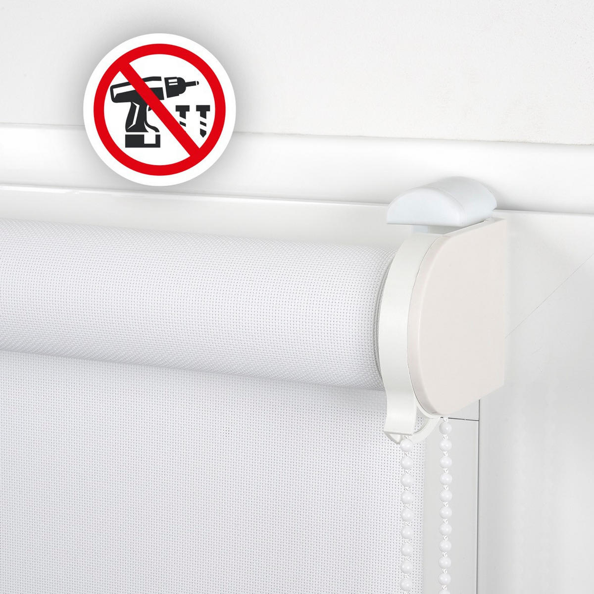 SCREEN-ROLLO Plus Easyfix Weiß 80x180 - Weiß, Kunststoff (80/180/1cm) - STORESDECO