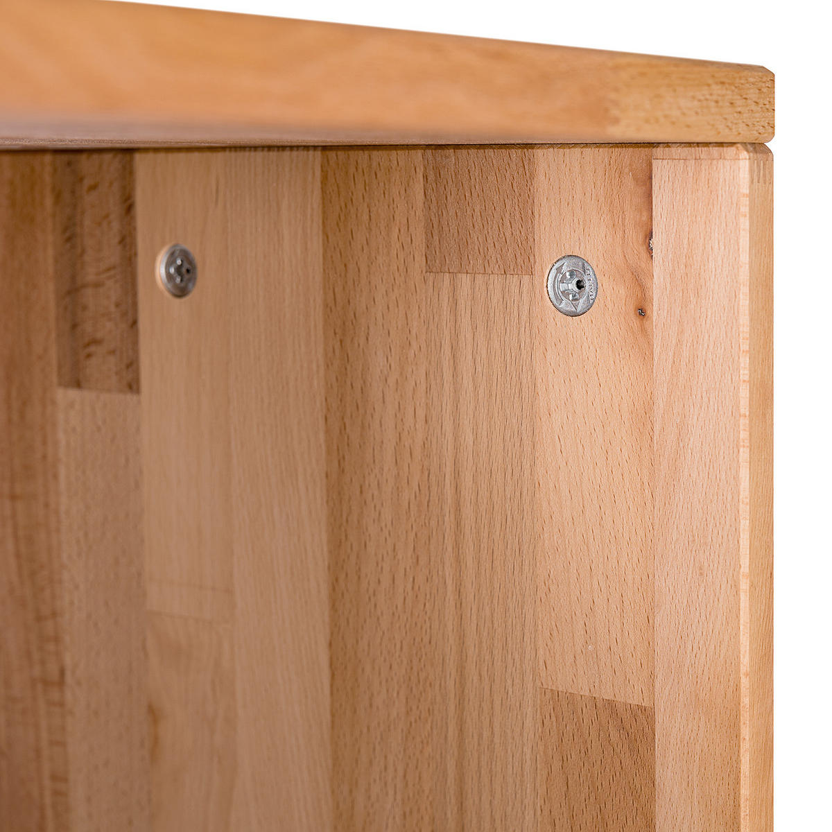 REGAL - Massivholz - Kernbuche, Holz (76/186/35cm) - home24