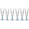 WEINGLAS 170 ml 6er-Set - Blau, Glas (170L) - Vivalto