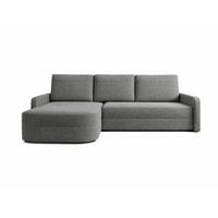 ECKSOFA Arvento Grau - Schwarz/Grau, Holz/Kunststoff (250/170cm) - Graingold