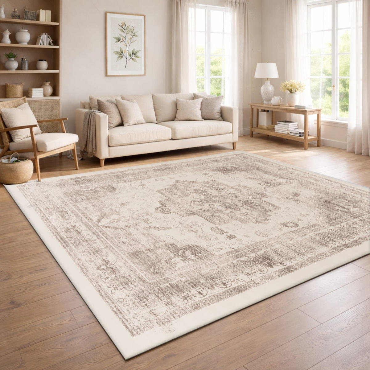 KURZFLORTEPPICH 80/150 cm Semer 424 - Beige, Kunststoff (80/150cm) - Paco Home