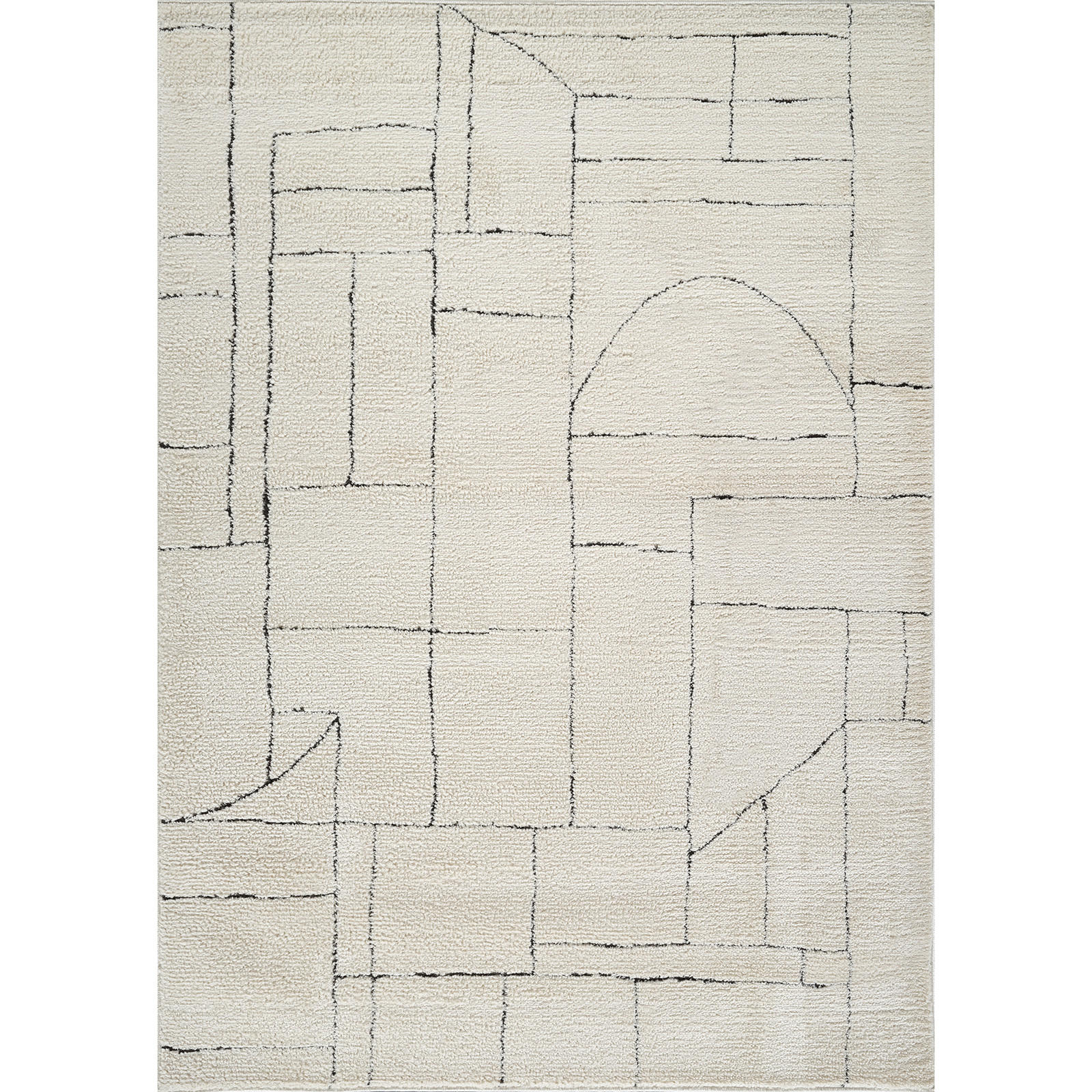 KURZFLORTEPPICH 200/275 cm Weiß - Weiß, Naturmaterialien/Textil (200/275cm) - LIVABLISS