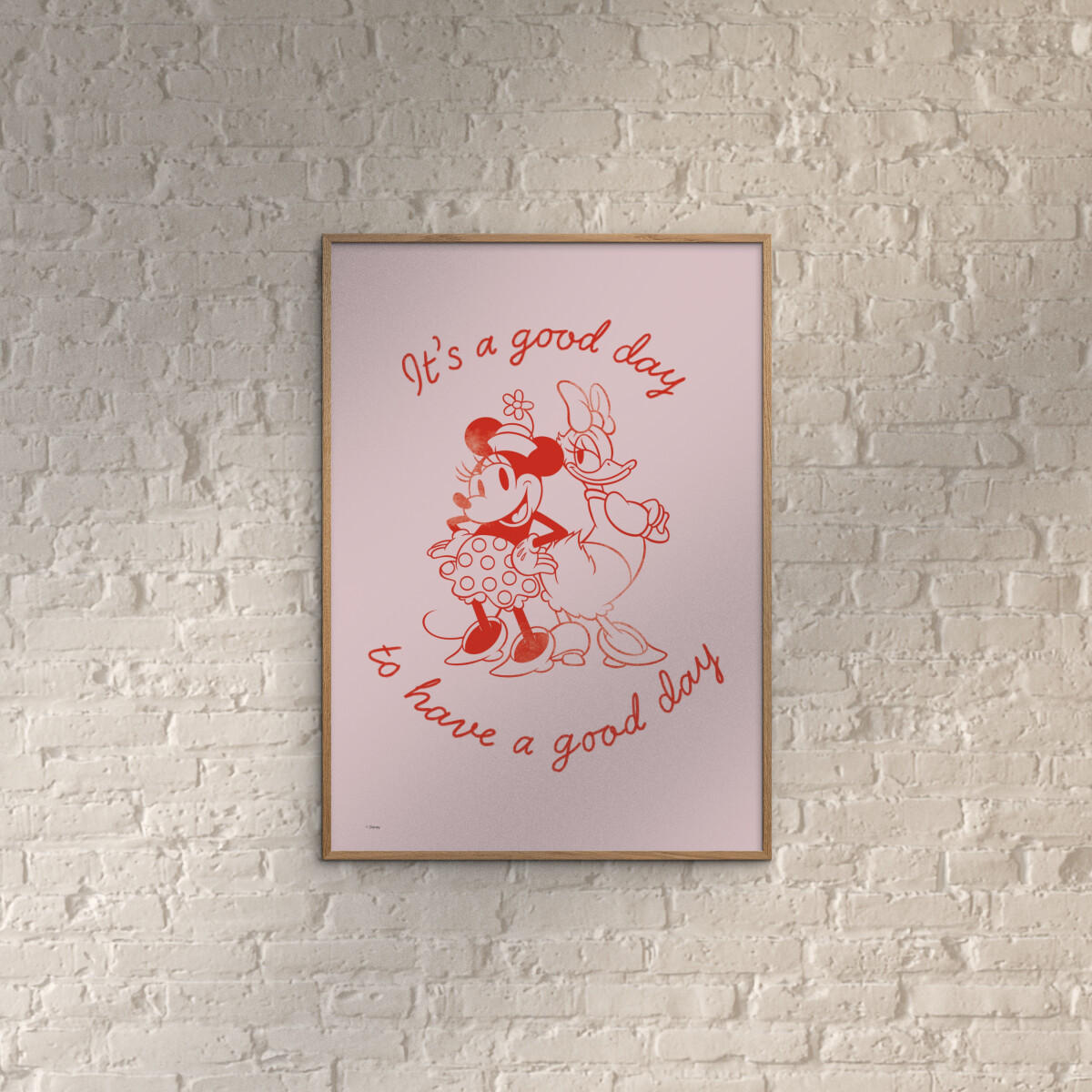 POSTER Disney - It's a Good Day to Have a Good Day - Pink, Papier (50/70/0.1cm) - Poster&Frame