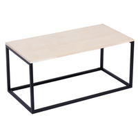 COUCHTISCH Rechteckig Schwarz 90 x 45 x 43 cm - Schwarz, Holz (45/90/43cm) - Nordlys