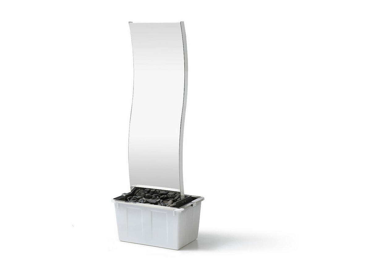 GARTENBRUNNEN - 48 cm x 34.2 cm - Metall - Silberfarben - HOKI - Silberfarben, Metall (34.2/48/130cm) - Vente-Unique
