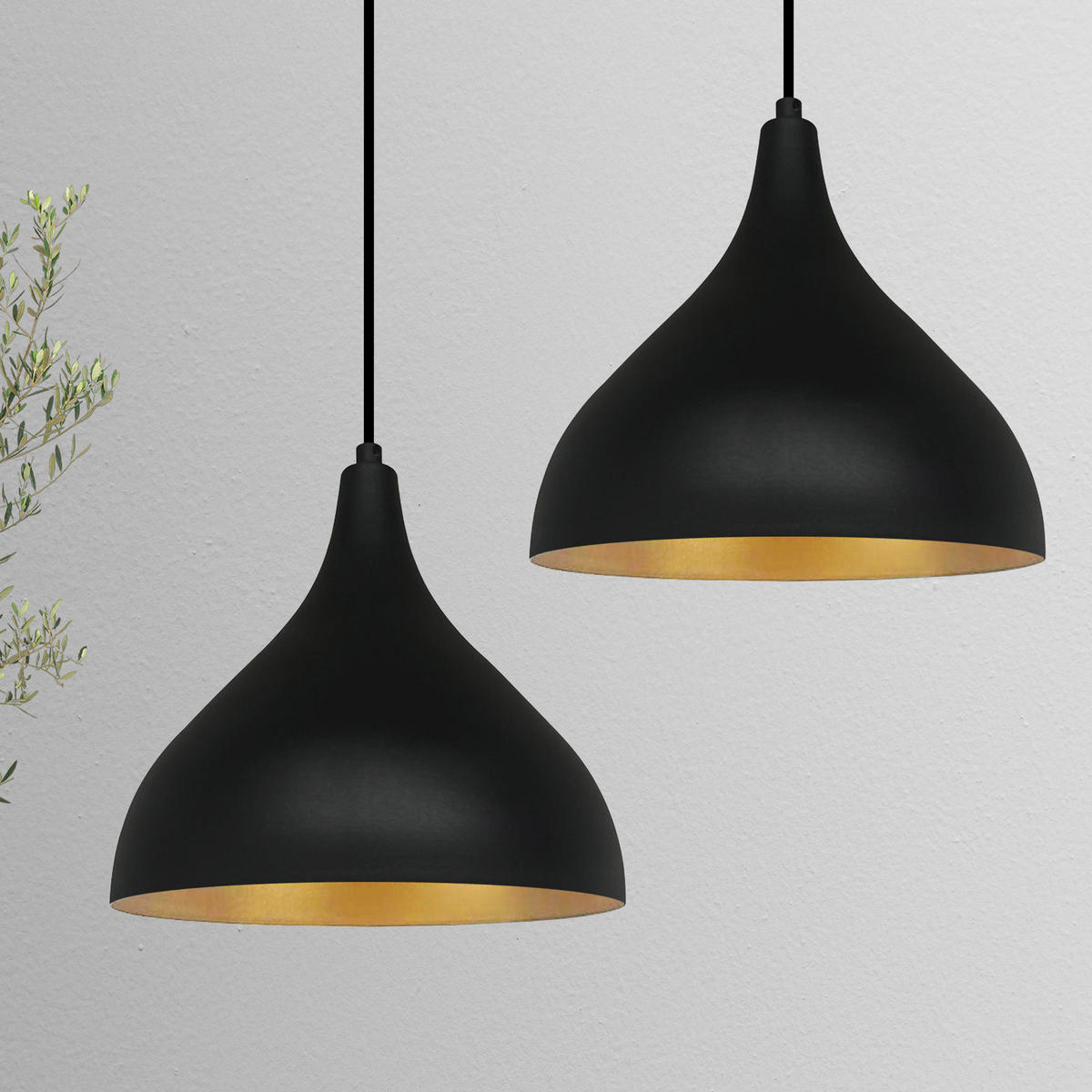 PENDELLEUCHTE Adash 26/30 cm - Goldfarben/Multicolor, Metall (26/30cm)