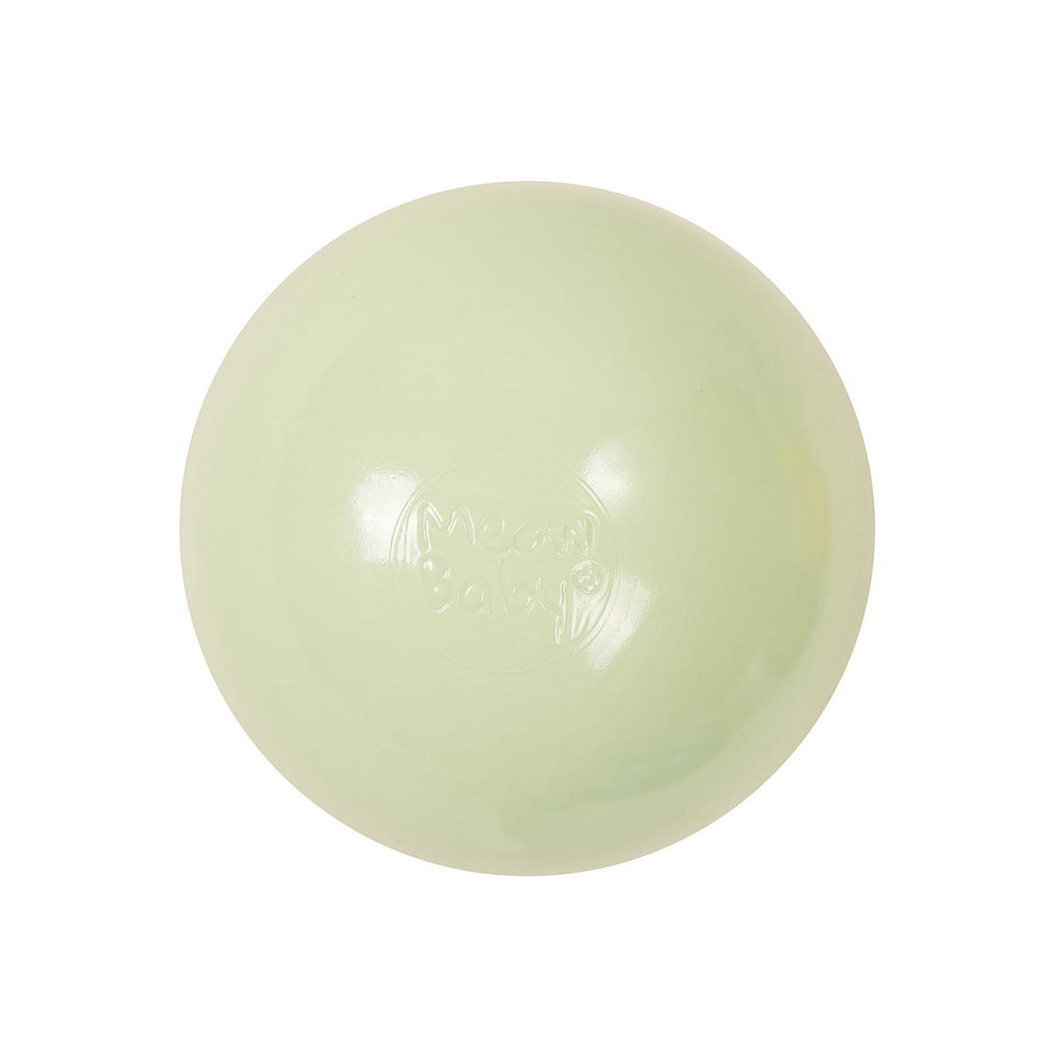 BÄLLE für Bällebad, Kinder Spielbälle, Plastikbälle 50 pcs.: Hellgrün - Hellgrün, Textil (7/7/7cm) - MeowBaby