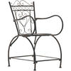 GARTENSTUHL Metall Bronze - Bronzefarben, Metall (48/88/60cm) - CLP