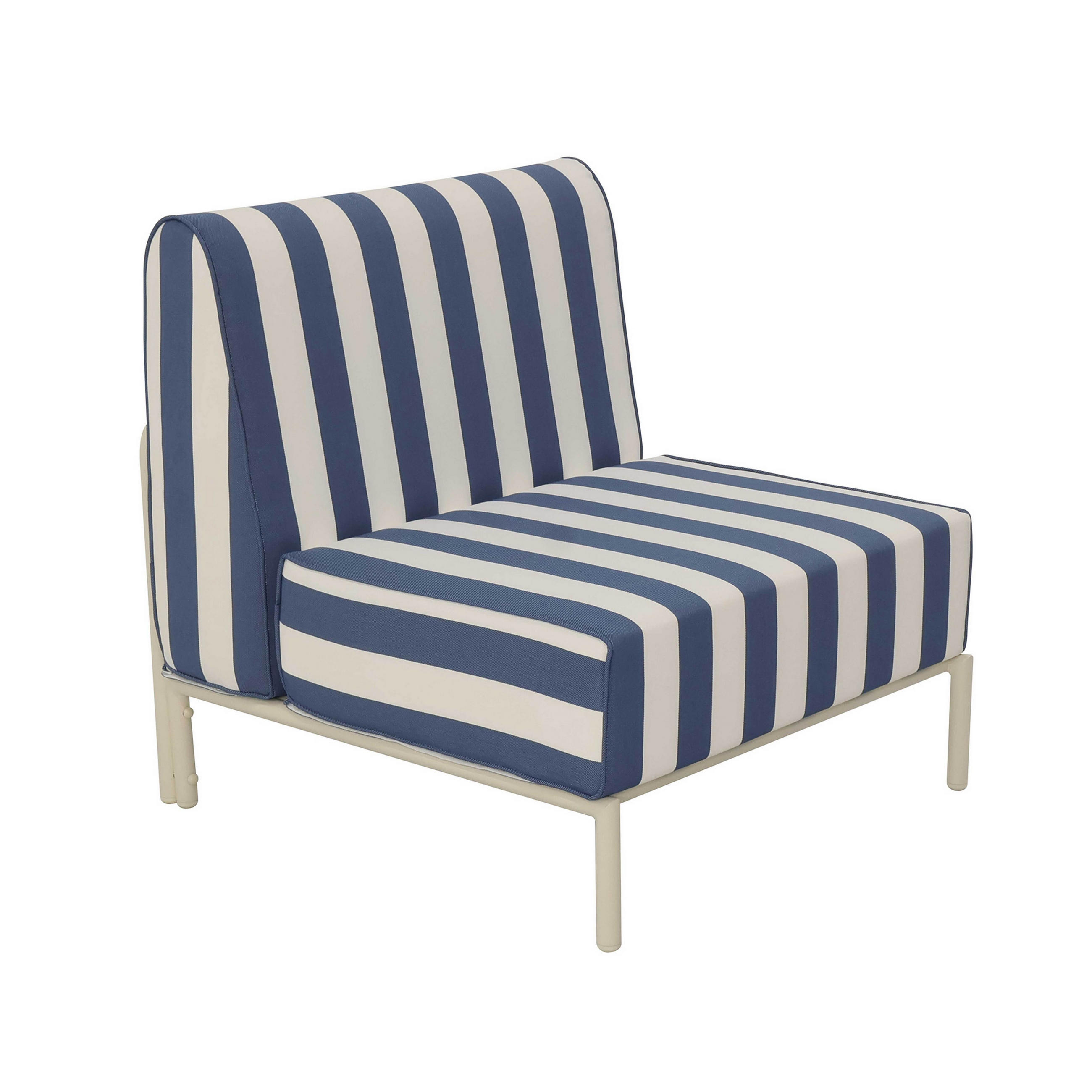 SESSEL, Pazifikblau - Blau, Textil (80/78/72cm) - Oviala
