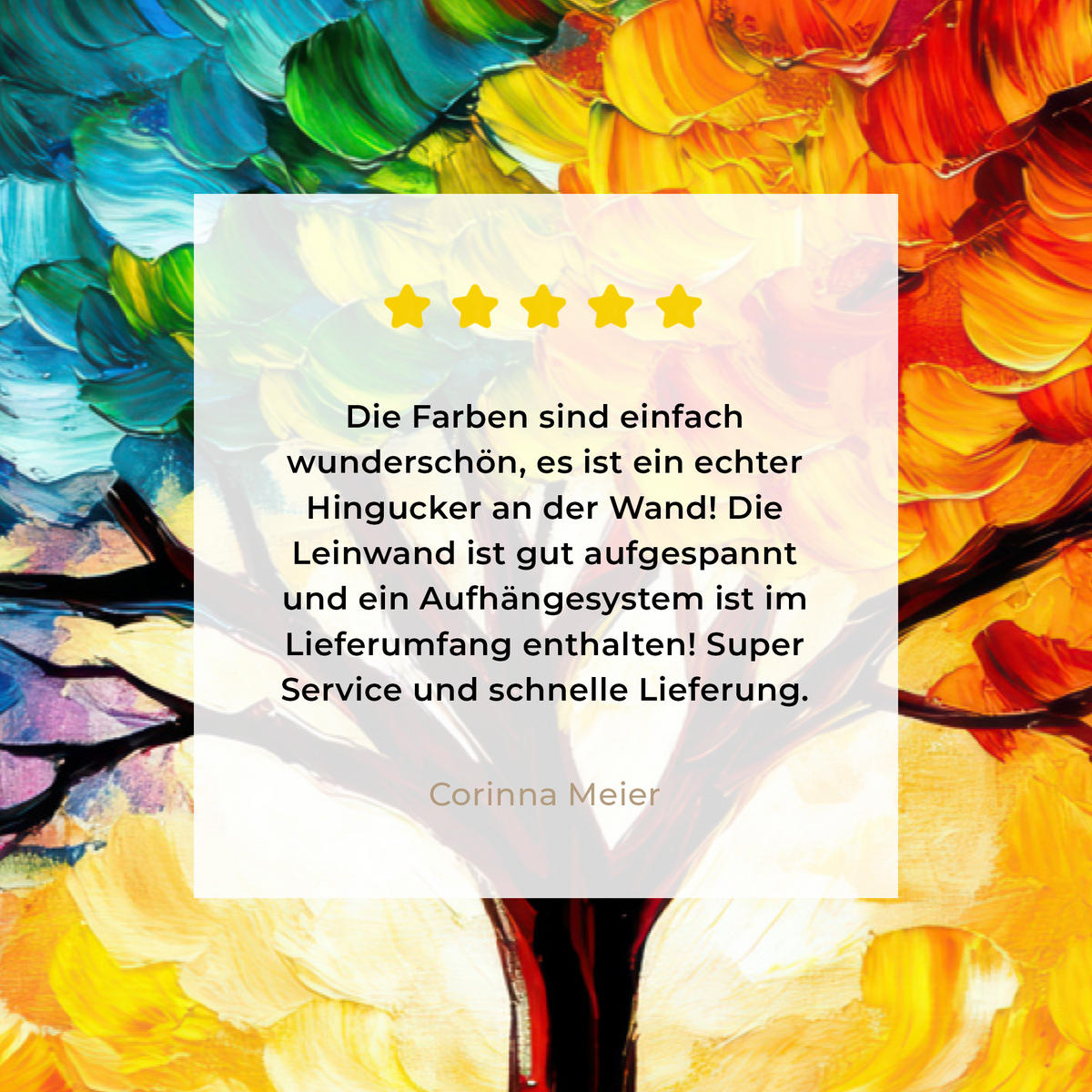 LEINWANDBILD - Baum - Kunst - Natur - Sonnenuntergang - 120x80 - Kunstdruck - Multicolor, Textil (120/80cm) - MuchoWow