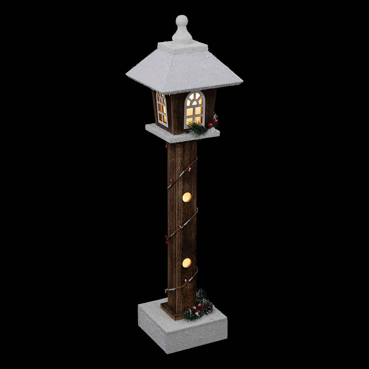 HOLZLATERNE LED 60 cm - Multicolor, Holzwerkstoff (16/60/16cm) - Atmosphera Createur d´interieur