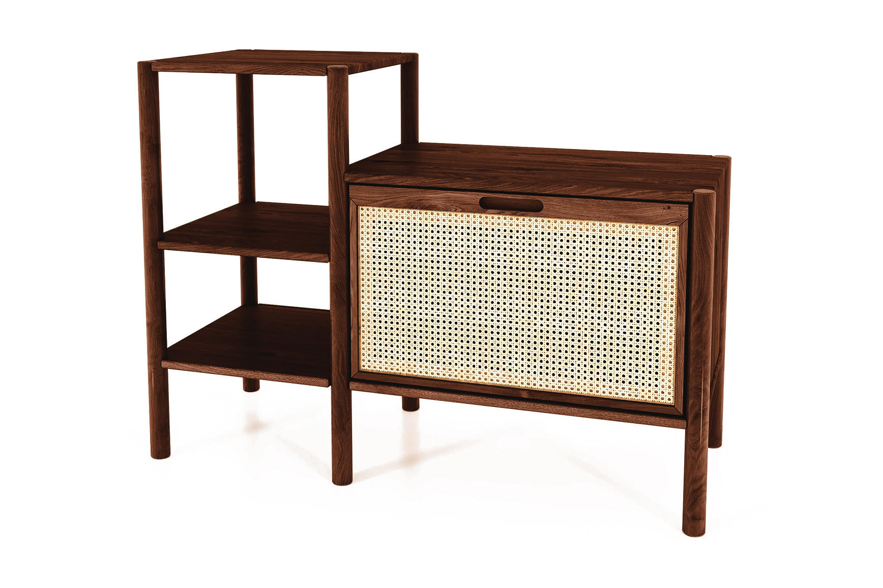 byoak Regal Dunkelbraun 115x86x46 cm