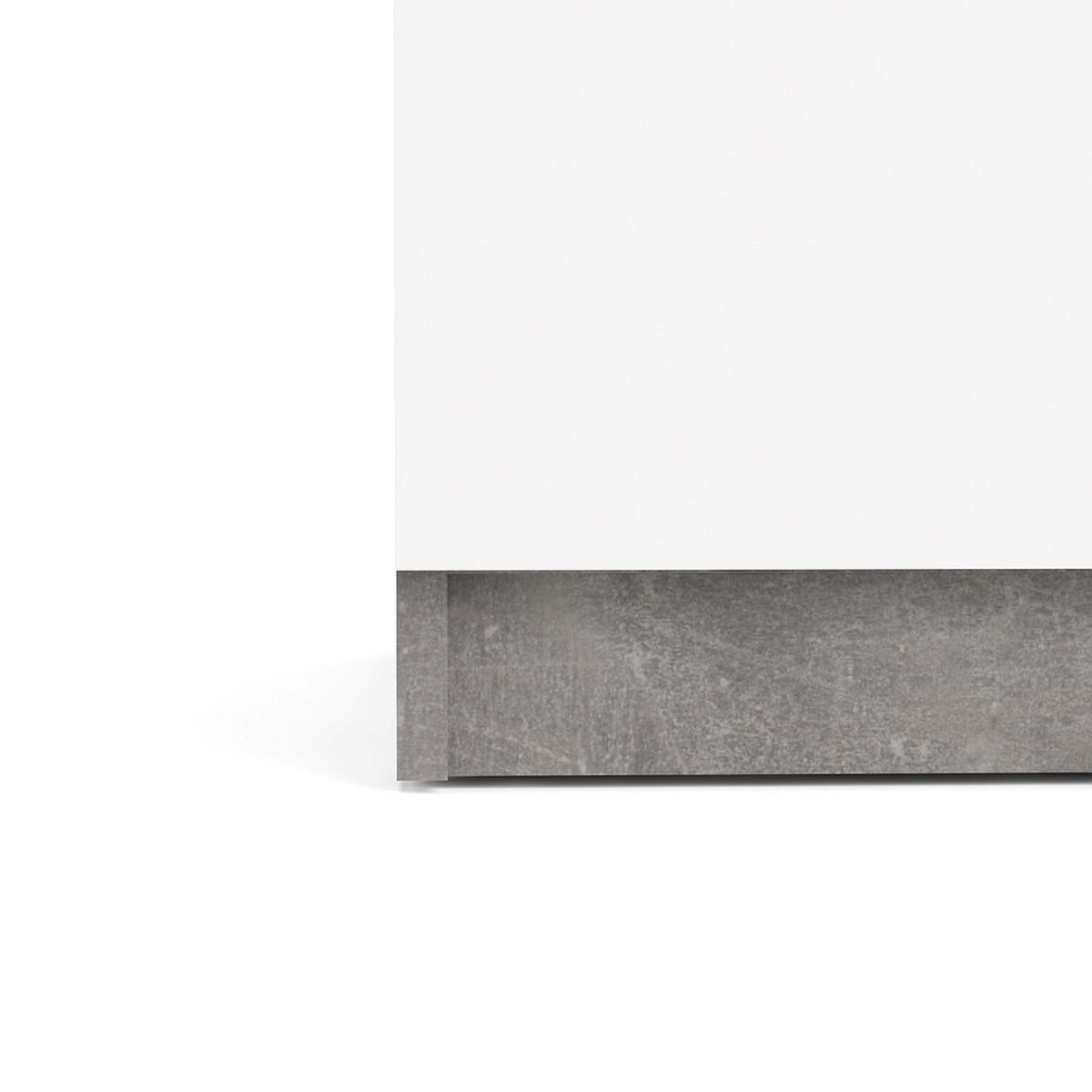 SIDEBOARD weiß - Grau, Holzwerkstoff (121/91/50cm) - ebuy24