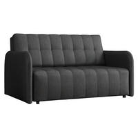 SCHLAFSOFA Viva Grand III - Dunkelgrau/Schwarz, Holz/Kunststoff (145/85/95cm) - MIRJAN24