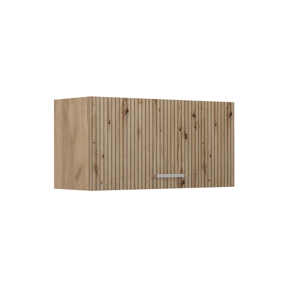 HÄNGESCHRANK R-Line, Artisan-Eiche/Goldkraft Eiche, 80 cm Flach - Honigeiche/Eiche Artisan, Holzwerkstoff (80/40/31cm) - Vicco