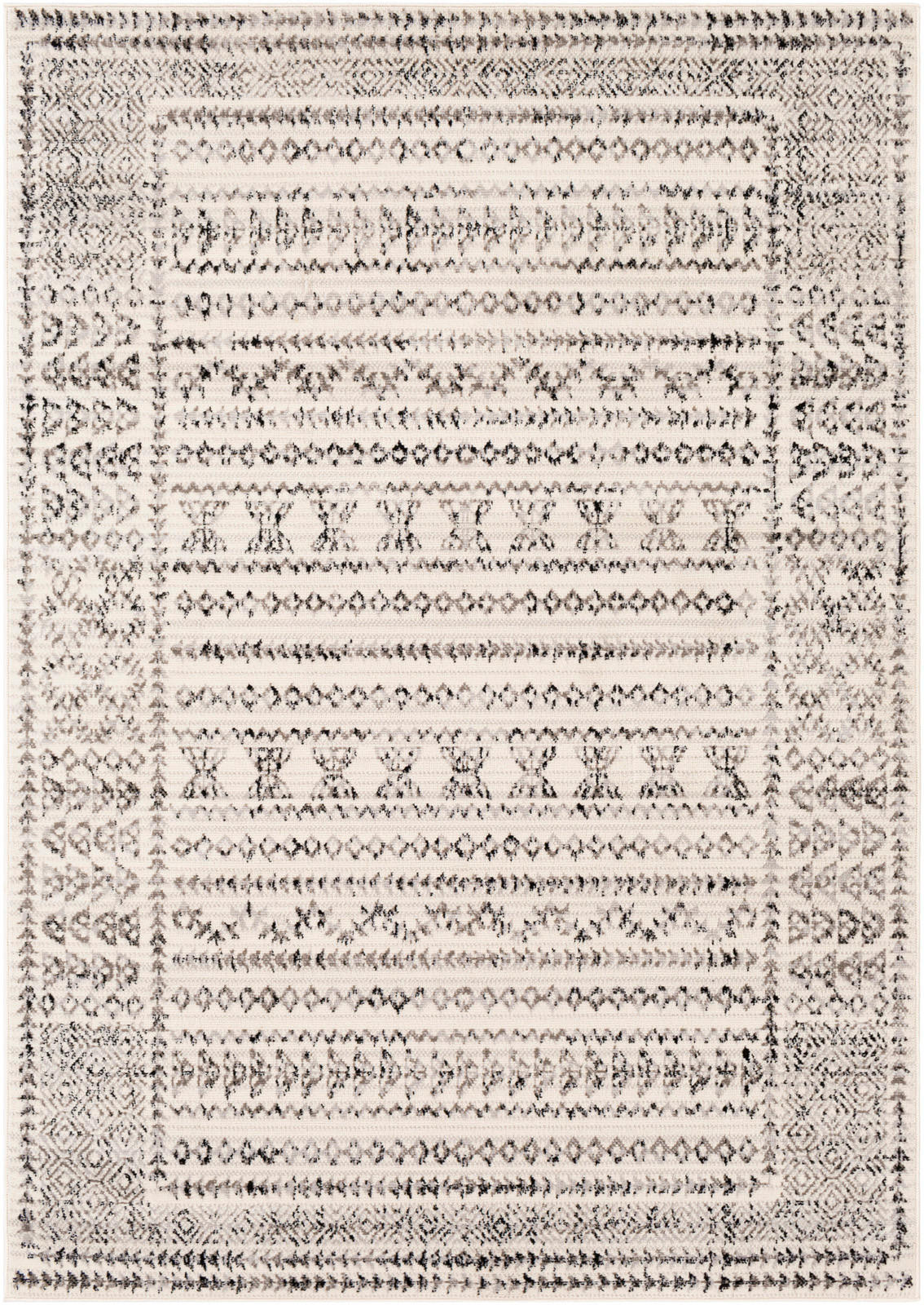 KURZFLORTEPPICH Olimpia 130/170 cm Hellgrau - Hellgrau, Textil (130/170cm) - LIVABLISS