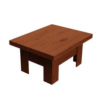 TISCH LONG - Akaziefarben, Holzwerkstoff (80/100/53cm) - Meblini