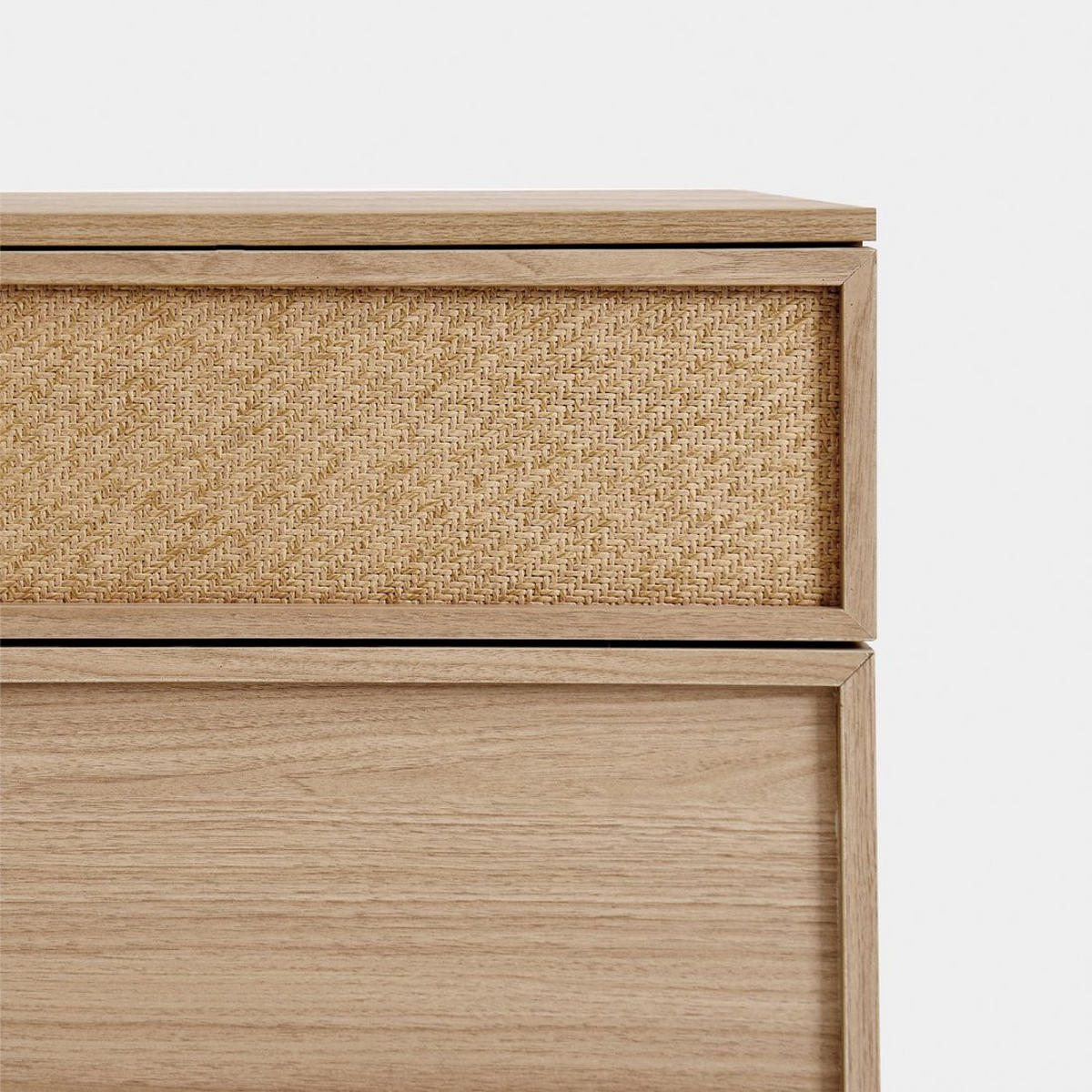 SCHUBLADENKOMMODE DOPPELTE Bora Natürlich 120 cm x 77,5 cm - Naturfarben, Holzwerkstoff (120/77/40cm) - Klast Home