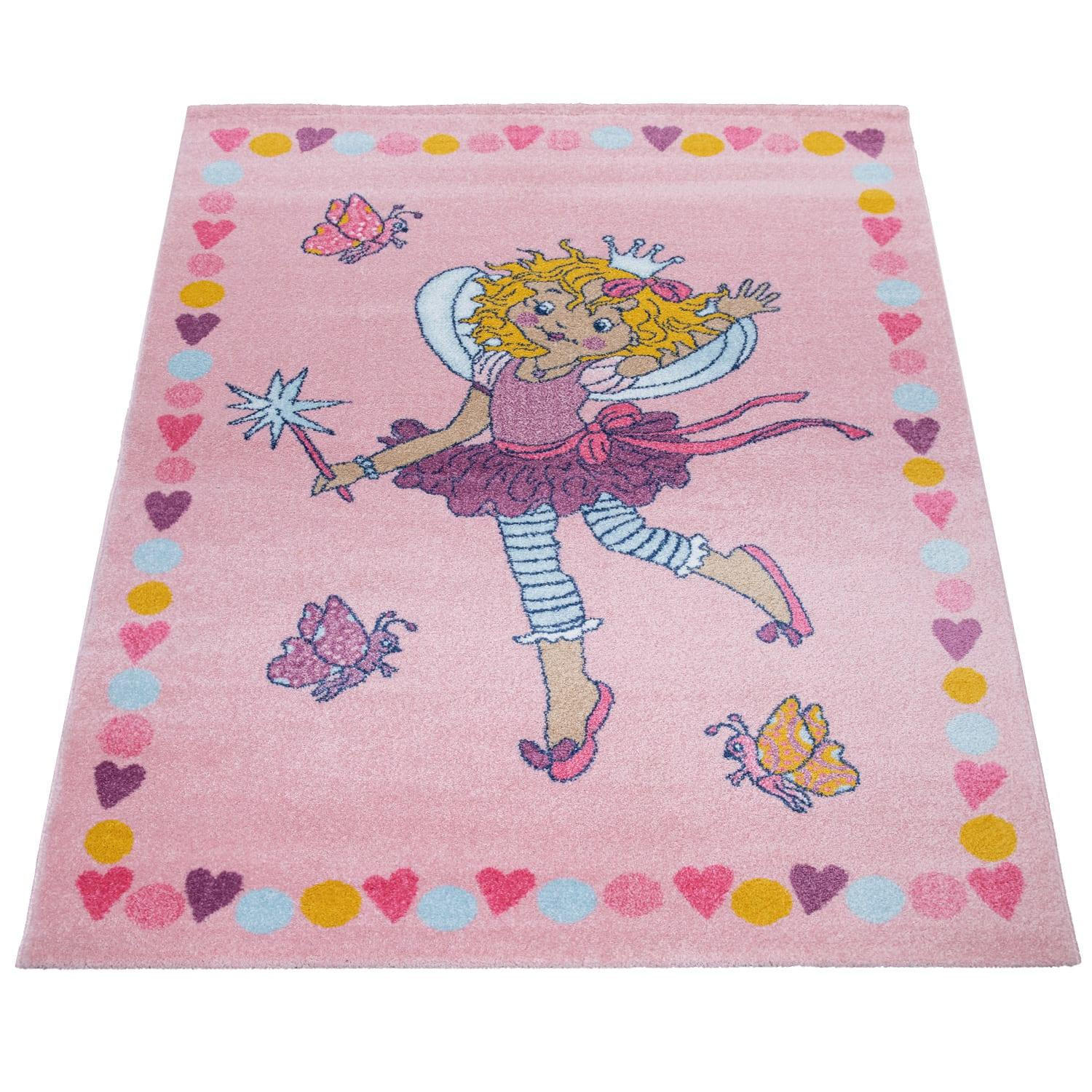 KINDERTEPPICH 80/150 LILLIFEE EXKLUSIV 561 - Pink, Kunststoff (80/150cm)