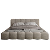 POLSTERBETT 140x200 ERMS Hellbraun - Hellbraun, Holzwerkstoff (140/200cm) - Compleo24