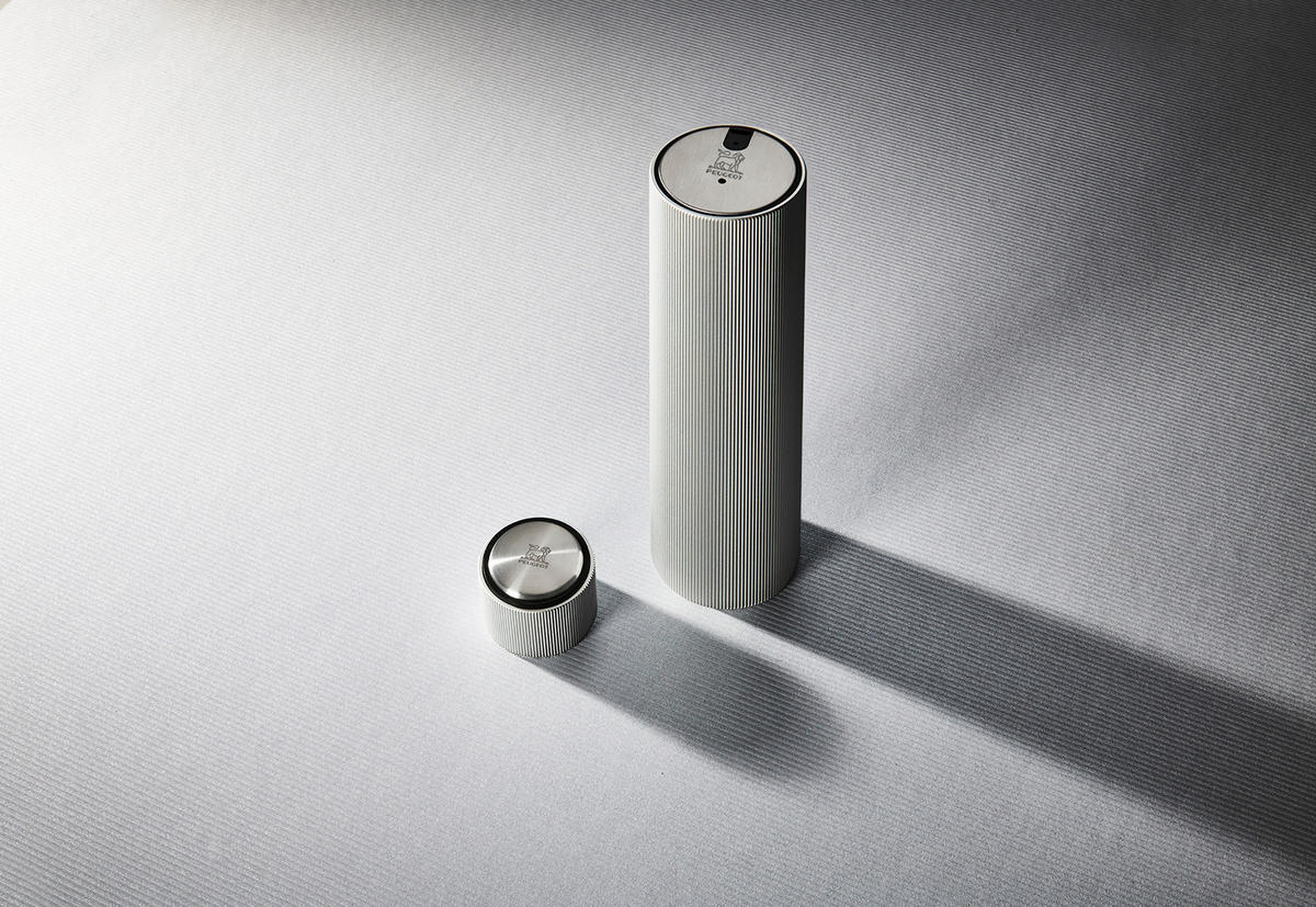 KORKENZIEHER Elektrisch Line Reverse 21cm Carbon - Grau, Metall (5.5cm) - PEUGEOT