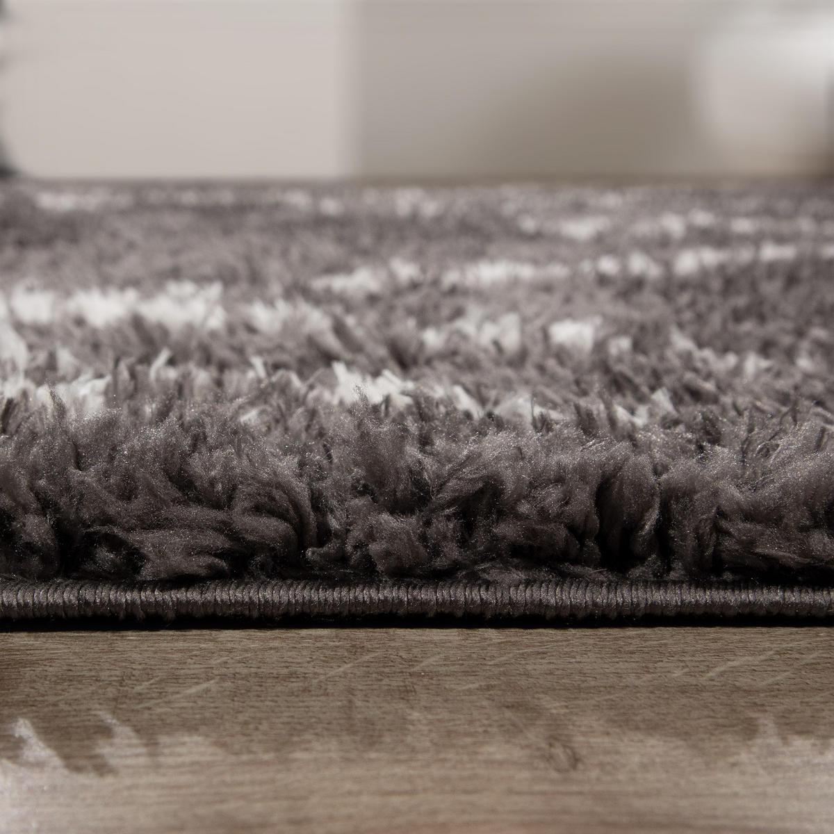 HOCHFLORTEPPICH 120/170 cm Orebro 170 - Anthrazit, Textil (120/170cm) - Paco Home