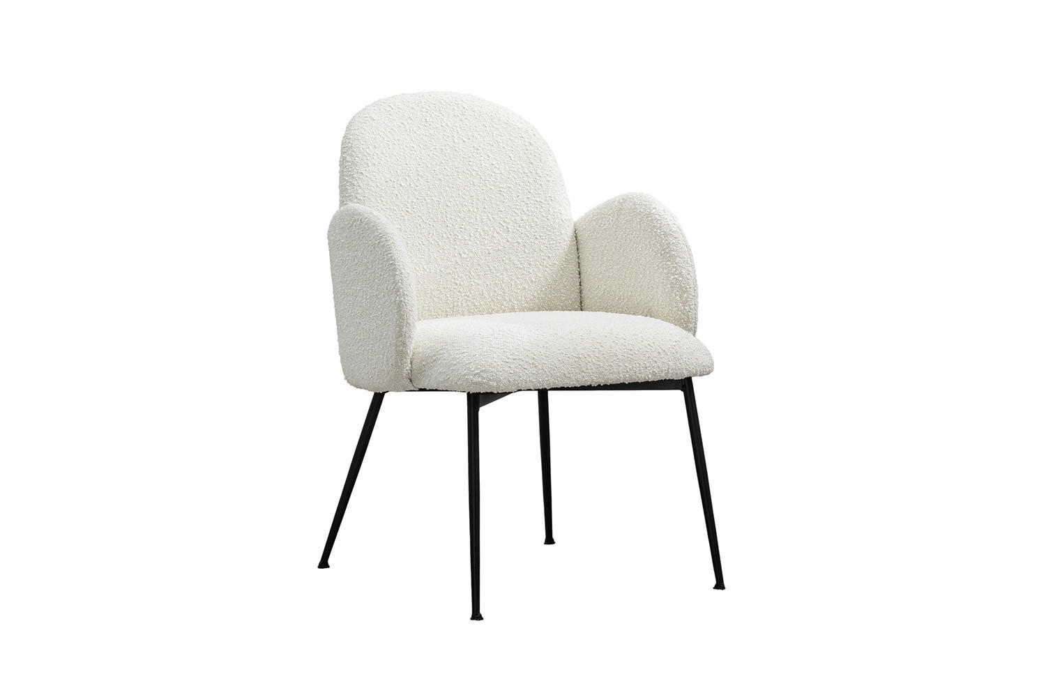 ESSZIMMERSTUHL DEON Cremeweiß Webstoff - Creme, Textil (59/84/62cm) - KAWOLA