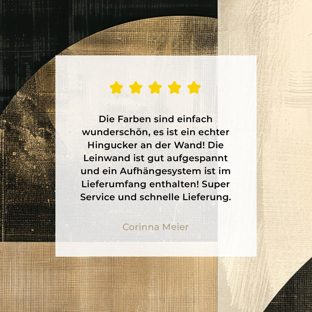 LEINWANDBILD Abstrakt - Geometrische Formen - Schwarz - Gold Wandbilder 80x60 cm - Ecru, Textil (80/60cm) - MuchoWow