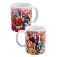 KAFFEEBECHER Gelini Brotzeit Mehrfarbig 320 ml - Multicolor, Keramik (0.32L) - United Labels