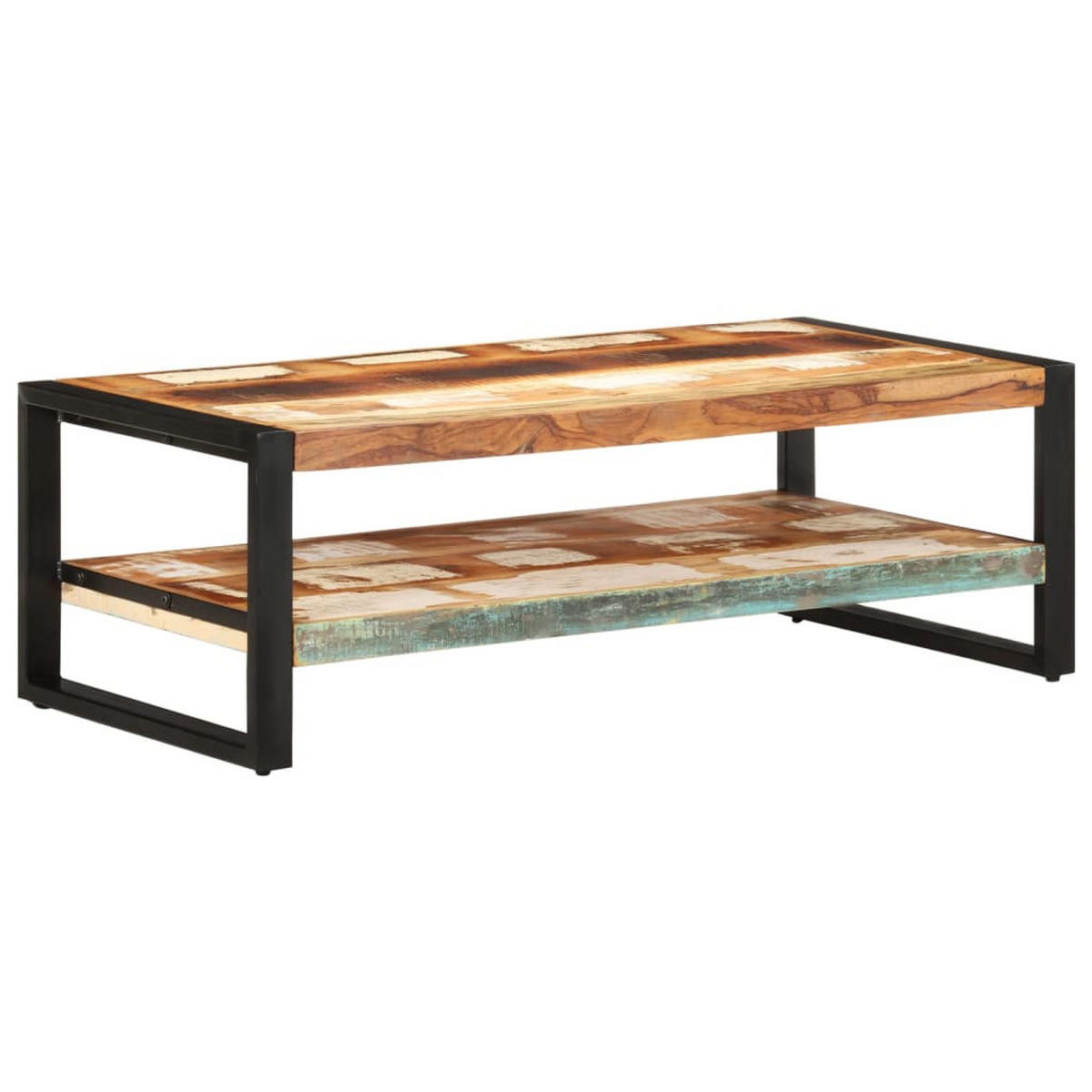 COUCHTISCH 120/60/40 Cm Altholz Massiv - Braun, Holzwerkstoff (120/60/40cm) - vidaXL