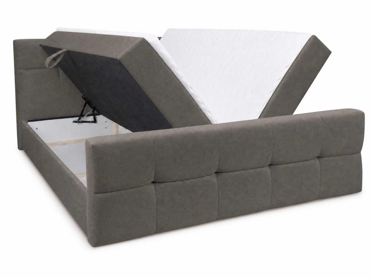 BOXBETT Modena 2 taupe 160/200 cm - Taupe, Textil (160/200cm) - wonello
