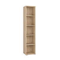 BÜCHERREGAL Optimal Sonoma Eiche hell 43 / 41 / 204cm - Braun, Holz/Holzwerkstoff (43/204/41cm) - Feldmann-Wohnen